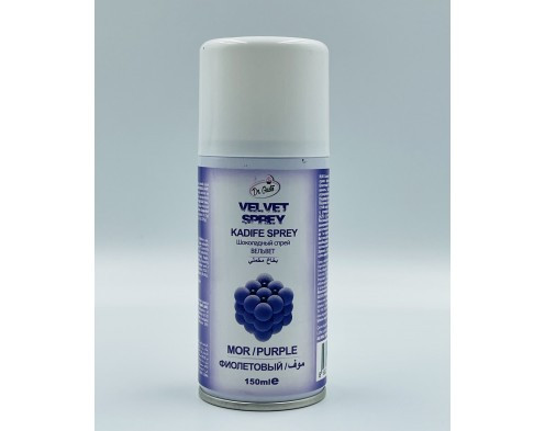 Спрей велюр кондитерський фіолетовий 150 мл. Dr.Gusto, фото 1
