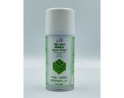 Спрей велюр кондитерський зелений 150 мл. Dr.Gusto, фото 1