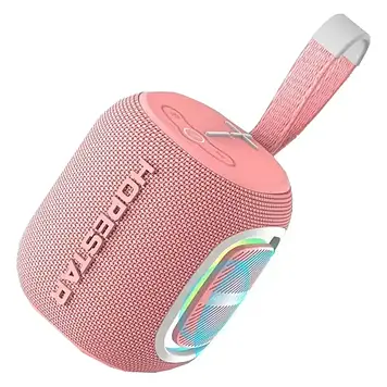 Портативна колонка — Hopestar P66 рожевий перламутр з світломузикой