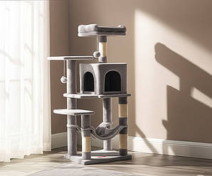 Кігтеточка будиночка дерев'яний 112 см PCT261W01