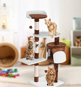 Кігтеточка будиночок для кішок 112 см DR-260