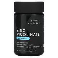 Zinc Picolinate 50 mg Sports Research, 60 капсул