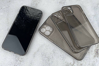 Чохол накладка Space Grey для iPhone 15 Pro / сірий, фото 4