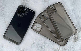 Чохол накладка Space Grey для iPhone 15 Pro / сірий, фото 3