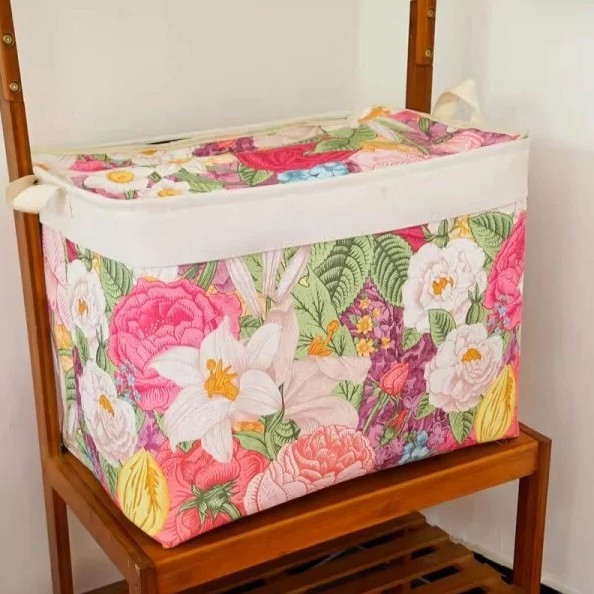 Органайзер для білизни на 75 л, органайзер для зберігання речей в шафі з водонепроникної тканини 55х40х35 см, фото 1