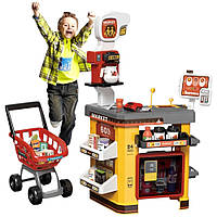 Супермаркет (54 предмети, звуки, підсвітка, візок, холодильник, сканер, касовий апарат, продукти) 668-130
