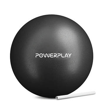 М'яч для пілатесу, йоги та реабілітації PowerPlay PP_4415 Body Shape Ball 22 см Чорний