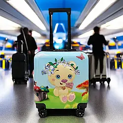 Валіза для дівчинки, дитяча валіза на колесах, дитяча дорожня валіза