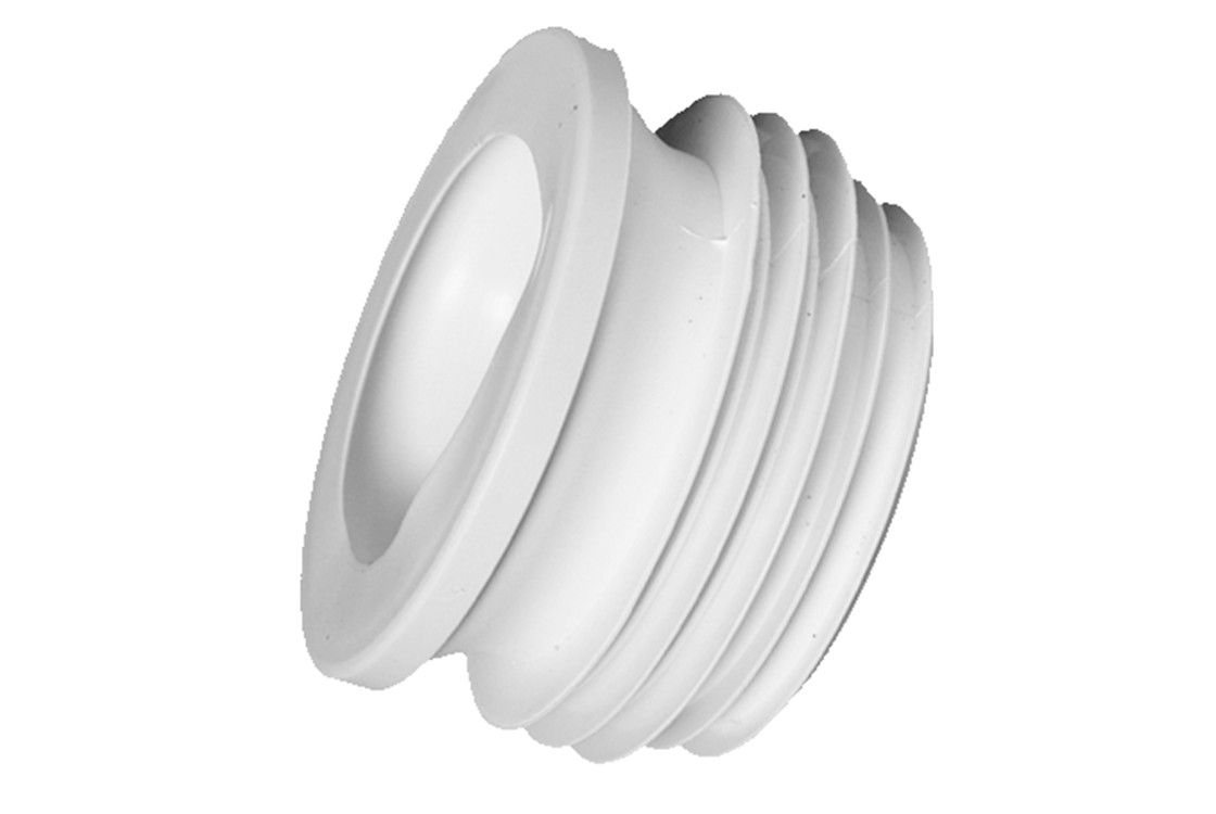 Підключення унітазу пряме L70мм, вхід 90-110мм вихід 110мм з ущільничою манжетою, Mcalpine WC-CON14