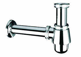 Сифон для умивальника без зливу (11/4х32 мм.) 220CB хромований високий