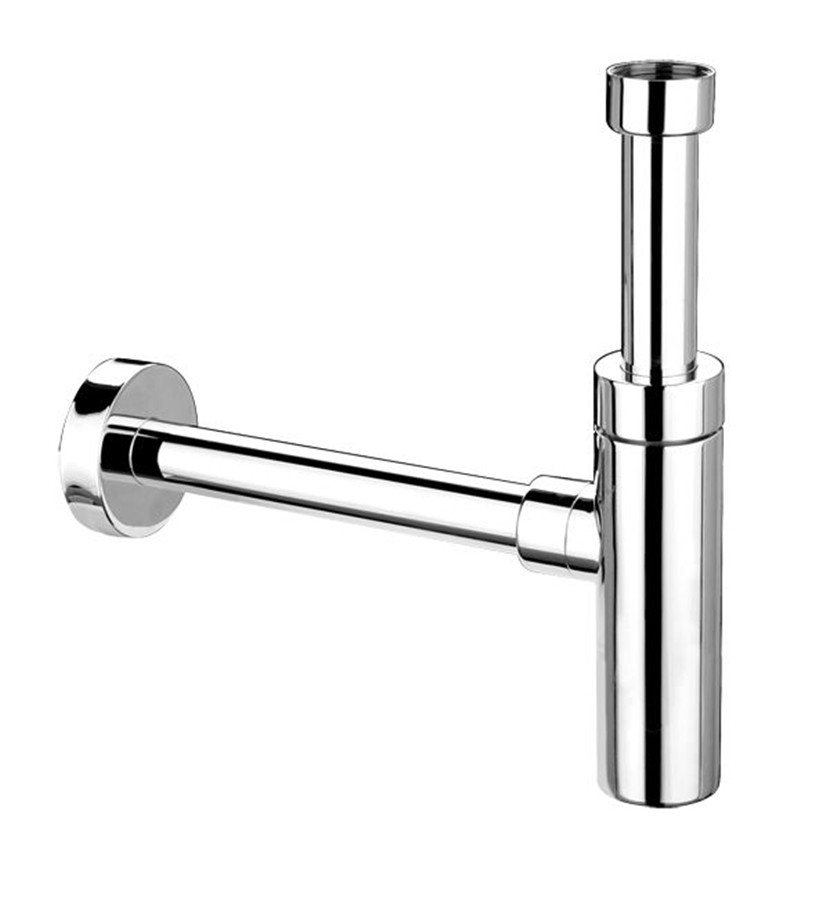 Сифон для умивальника декоративний без зливу McAlpine LUX СА32EU-CB