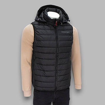 Жилетка чоловіча ZERO FROZEN ZF50490Vplus-BIG ЧОРНА 100% поліестер. Утеплювач: тінсулейт 58(Р)