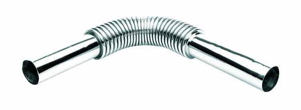 Хромована Труба для сифона до умивальника 32х32 мм RS9 гофрована (латунь)