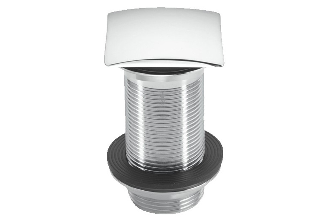 Корок-автомат для умивальника з переливом 5/4 " квадратний CW60SQ-CB