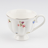 Набір "Квітковий вальс" на 6 персон, білий, 230 мл, фото 4