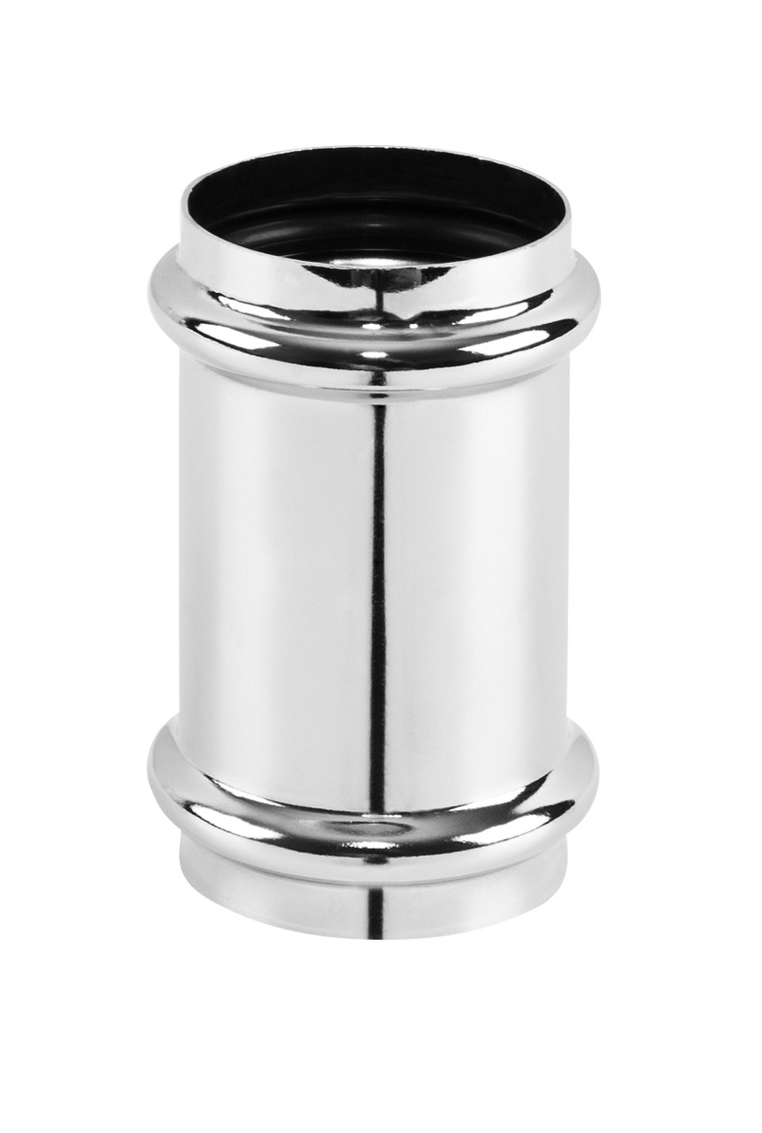 Хромована труба Mcalpine муфта 32 х 60 мм. RS14 латунь