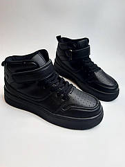 Хайтопи Clibeе 582-3 black чорні р.35-39