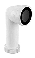 Коліно для унітазу під кутом 90 з ущільненням L-236mm WC-CON8E