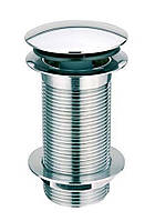 Злив латунний для умивальника без переливу 1 1/4*90*60 DECOR DWU60-CB