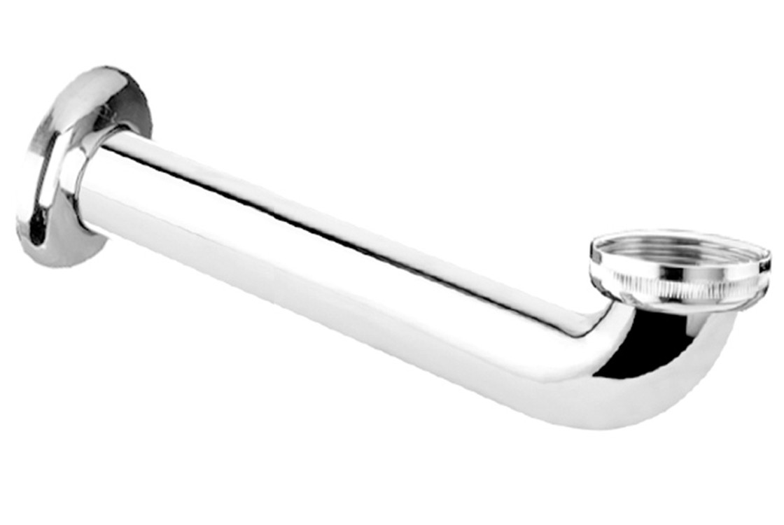 Подовжувач латунний кутовий до сифона для умивальника 1 1/4х32 RS11 з підключенням до пральної машини,