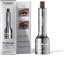 Стійкий тинт для брів Parisa Cosmetics ProBrow Tinted Hair-Like Strokes 602 Chocolate, 4 мл