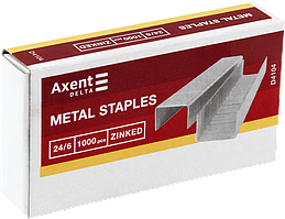 Скоби для степлера (№24/6, 1000шт) Axent Delta Standard D4104