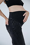 Стильні джинси boyfriend для вагітних 41000 чорні, фото 5