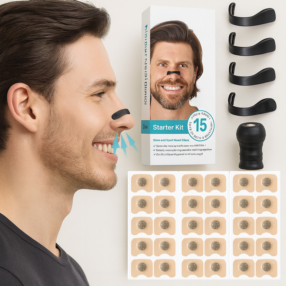 Магнітний розширювач для носа, 30 штук, Nasal Dilator / Антихрап / Набір магнітних розширювачів для носа, фото 1