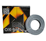 126 М 2142 Вт (8.8 - 12.6 - 15.7 м²) Нагрівальний кабель OK-HOT 17 Вт/м Тепла підлога електрична, фото 3