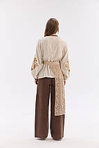 Жіночий в'язаний фартух "Серпанок" (70 см), фото 5