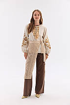 Жіночий в'язаний фартух "Серпанок" (70 см), фото 2