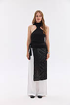 Жіночий в'язаний фартух "Серпанок" (70 см), фото 2