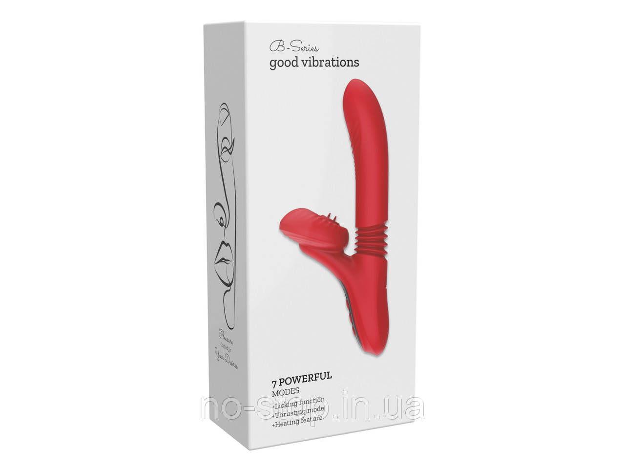 Вібратор для подвійної стимуляціїї Silicone Vibrator 7 Powerful Modes, фото 1