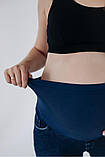 Джинси для вагітних 39000 темно-сині, фото 4