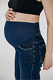 Джинси для вагітних 39000 темно-сині, фото 8