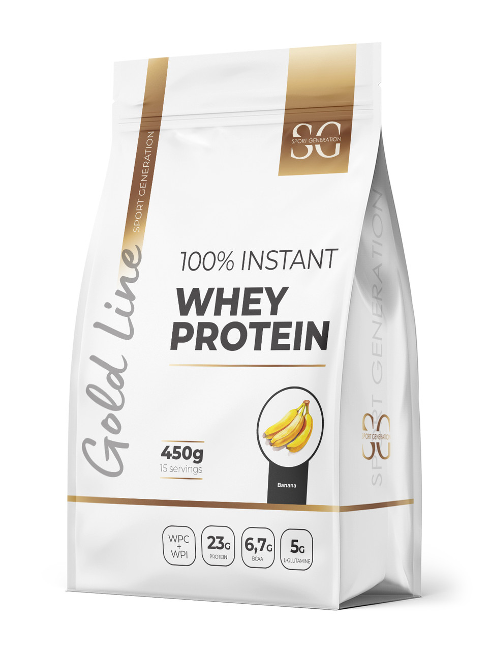 Sport Generation 100% Instant Whey Protein 450g Banana