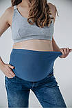 Джинси для вагітних 40000 сині, фото 4
