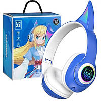 Світні навушники з вушками STN-25 бездротові Синій