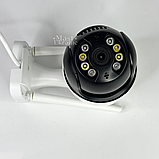 Камера відеоспостереження Wi-Fi вулична бездротова з нічним баченням і датчиком руху, A8B-4MP-D1-Black/Whitе, фото 4
