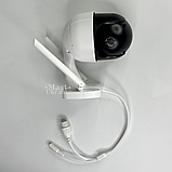 Камера відеоспостереження Wi-Fi вулична бездротова з нічним баченням і датчиком руху, A8B-4MP-D1-Black/Whitе, фото 9