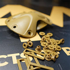 Комплект фурнітури для тактичних налокітників AMM койот