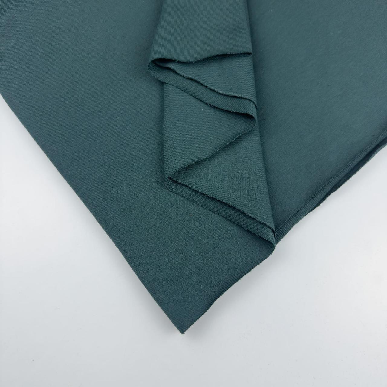 Футер двонитка Темно-зелений — 180 см.