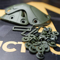 Комплект фурнітури для тактичних налокітників AMM олива