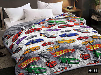 Плед з флісу Машинки (PM-288)