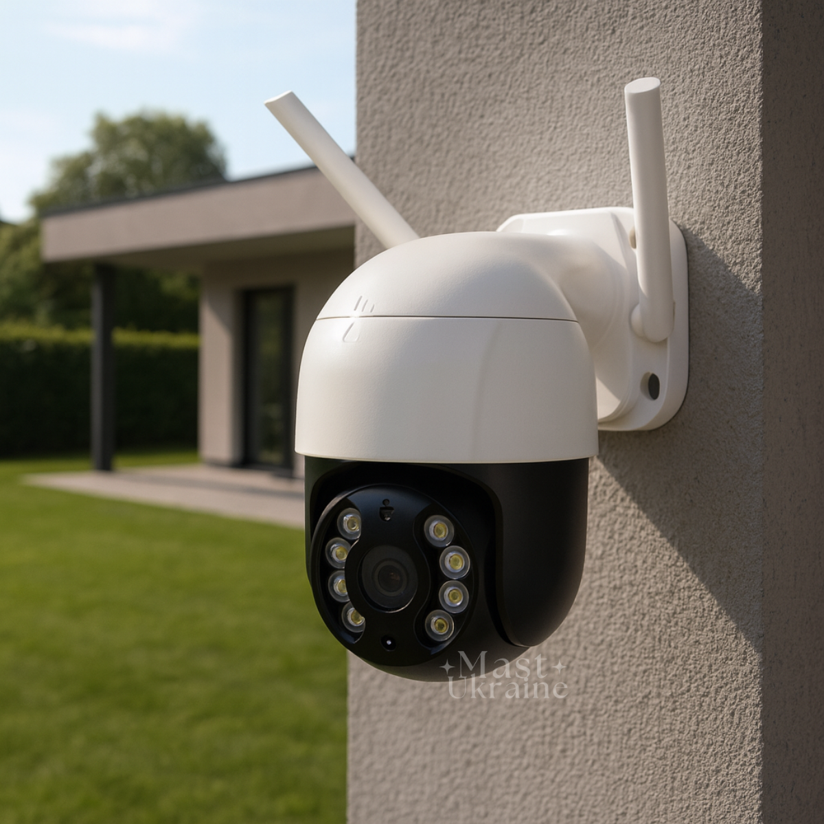 Камера відеоспостереження Wi-Fi вулична бездротова з нічним баченням і датчиком руху, A8B-4MP-D1-Black/Whitе, фото 1