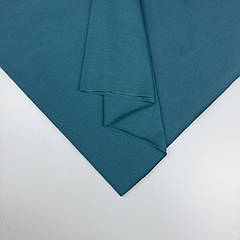 Стрейч кулір Петроль - 95% бавовна та 5% еластана ВІДРІЗ 0.75см- плями,не значно