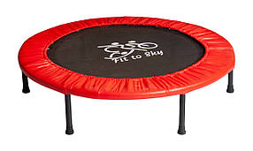Батут кімнатний складний FitToSky 102 см червоний