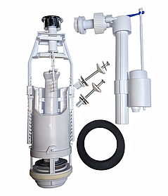 Зливний механізм із бічним подаванням