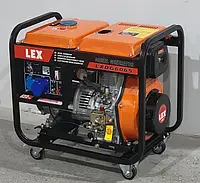 Генератор дизельний 6.5 кВт LEX LXDG6065 електростартер однофазний HM