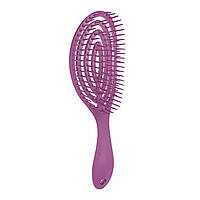 Продувний гребінець для укладки Темно-рожевий овал